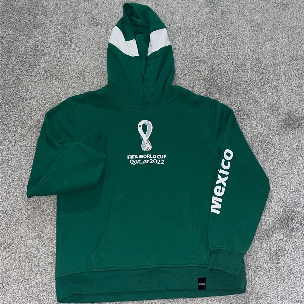 Mexico National Soccer Team Jersey hooded hoodie sweatshirt World Cup Futbol L/M